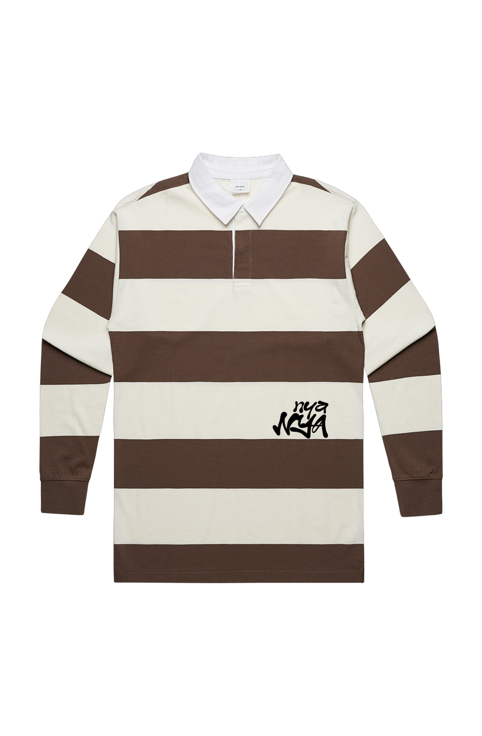 natural/walnut Rugby Stripe Jersey