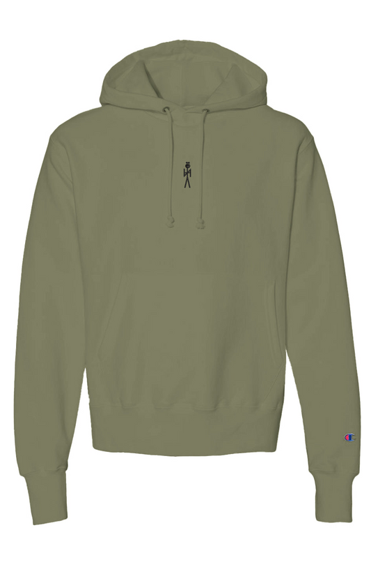 EMB. BLK. NYAman NYA x CHAMPION HOODIE