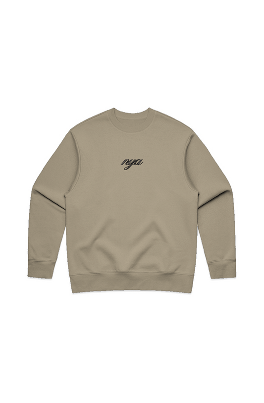 EMB. BLK.  ELEGANCE HEAVY SWEATSHIRT