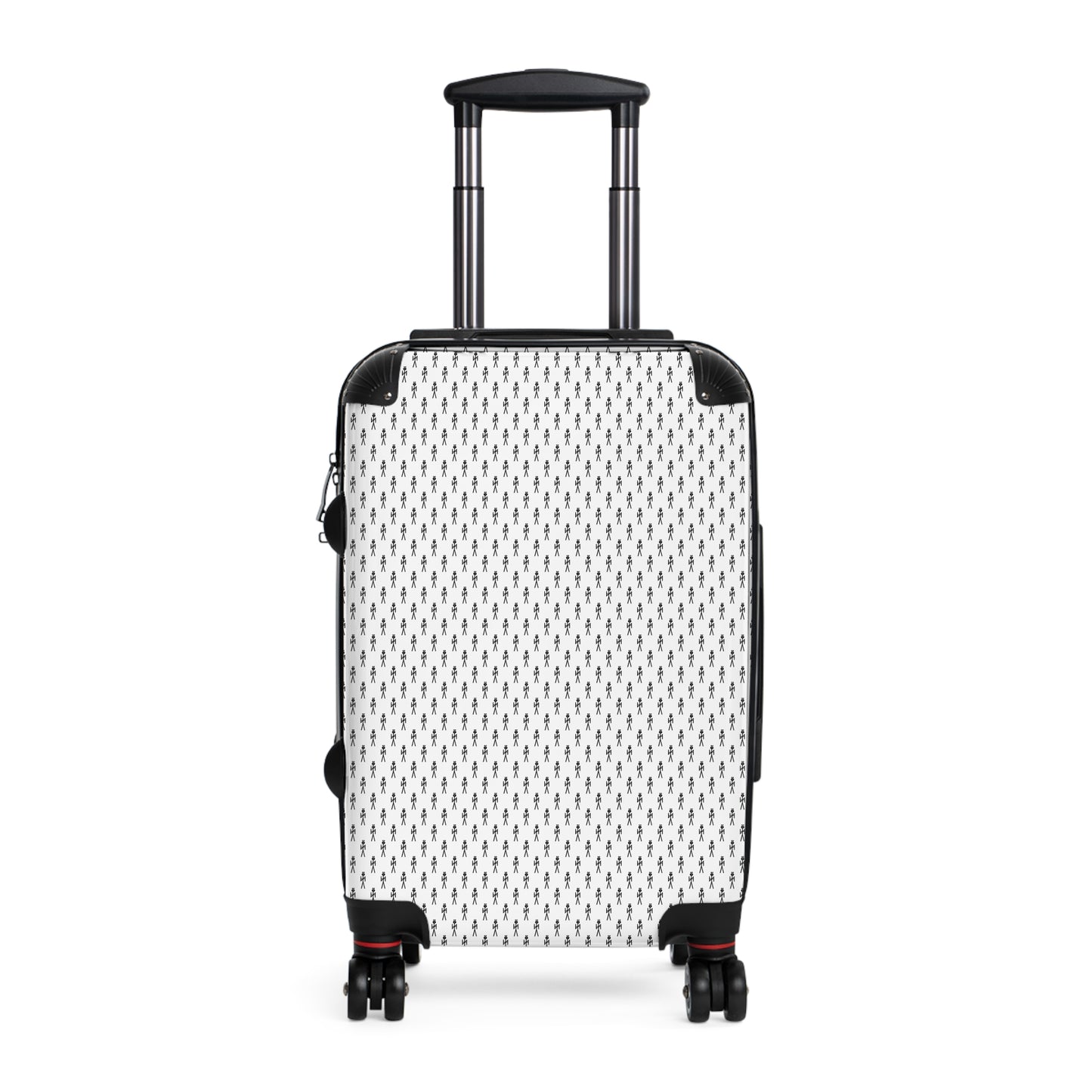 WHT.  NYAman MONOGRAM SUITCASE