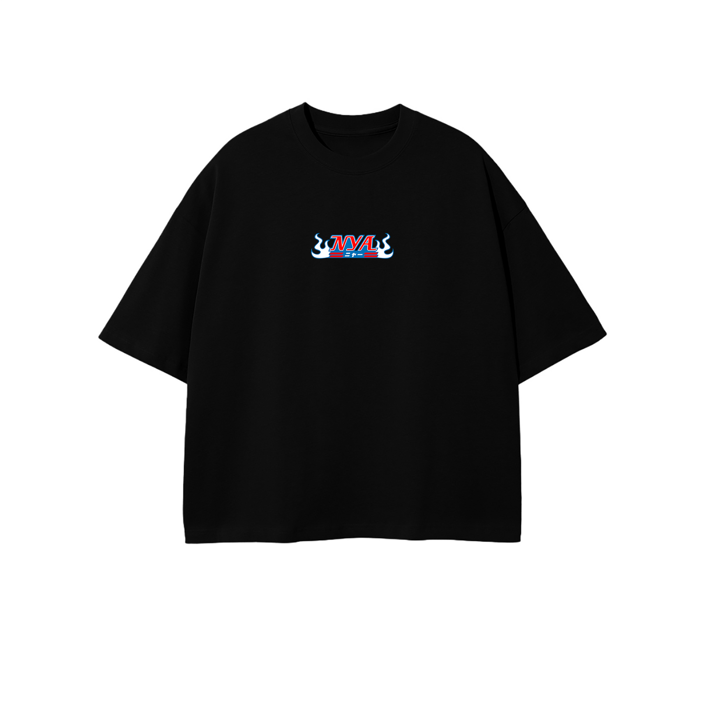 ICHI FLAME OVERBOXED TEE