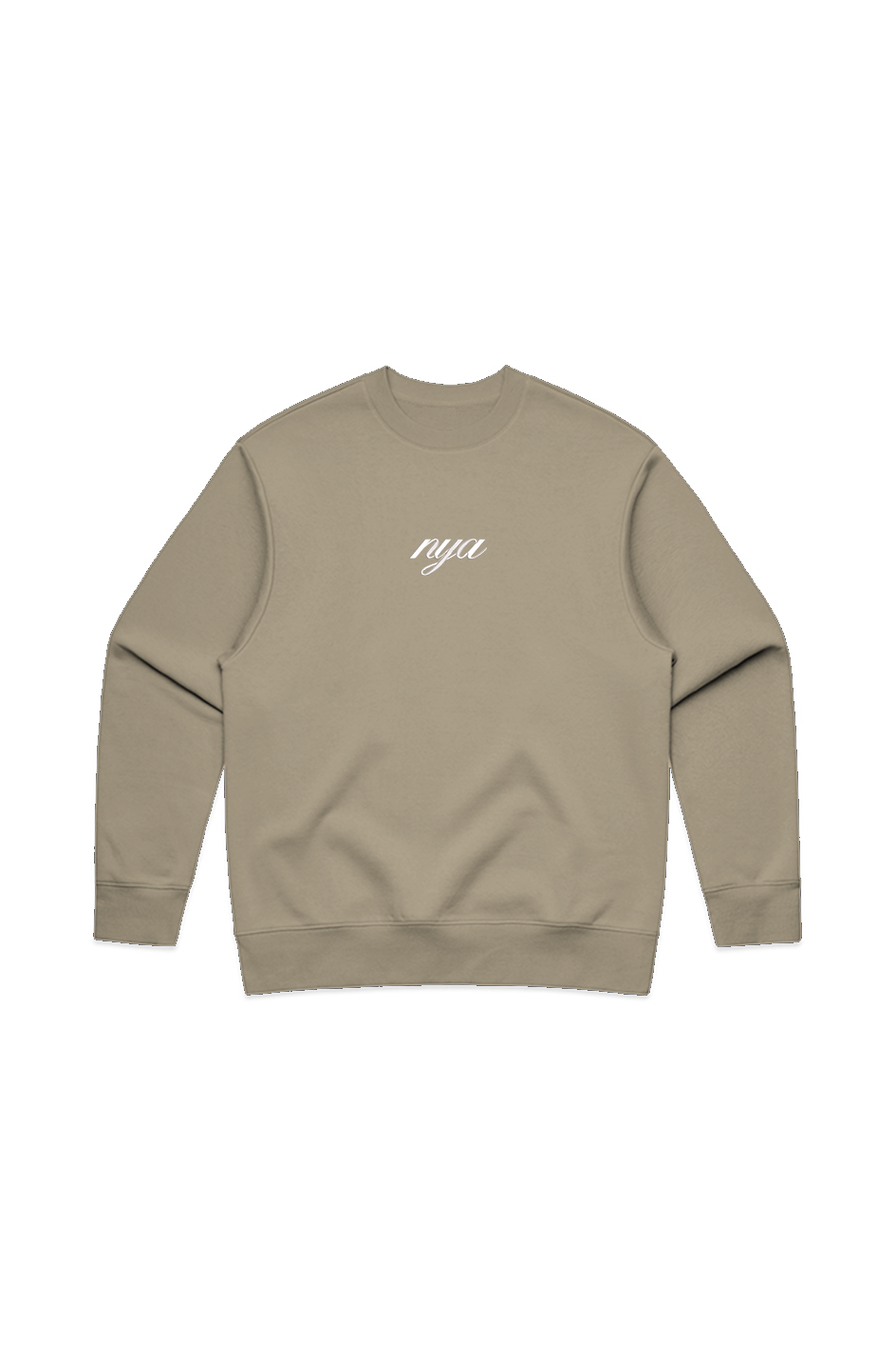 EMB. WHT.  ELEGANCE HEAVY SWEATSHIRT