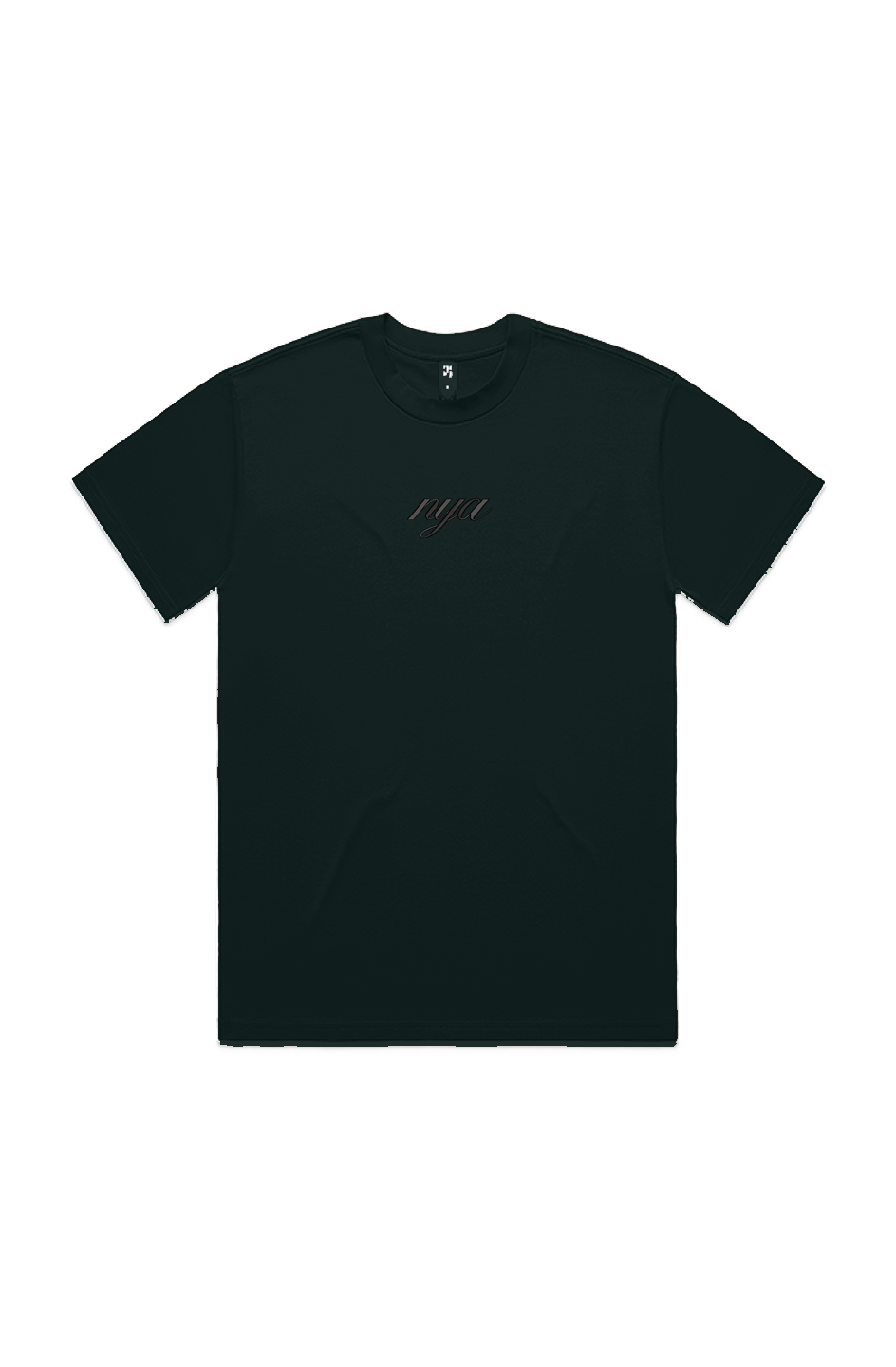 EMB. BLK.  ELEGANCE HEAVY TEE