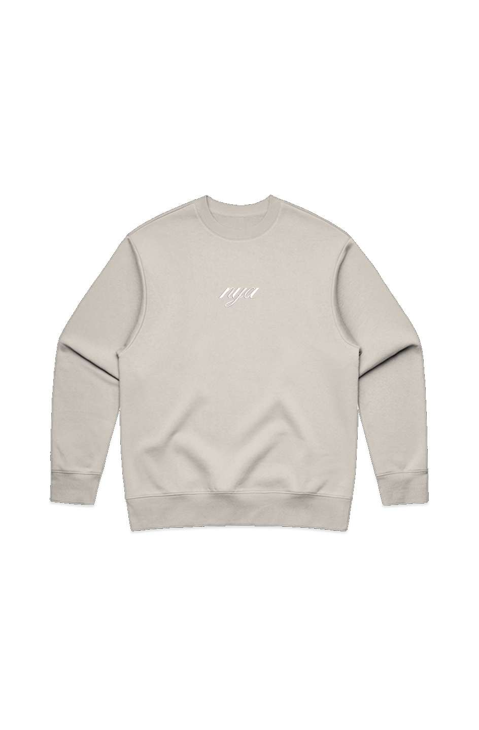 EMB. WHT.  ELEGANCE HEAVY SWEATSHIRT