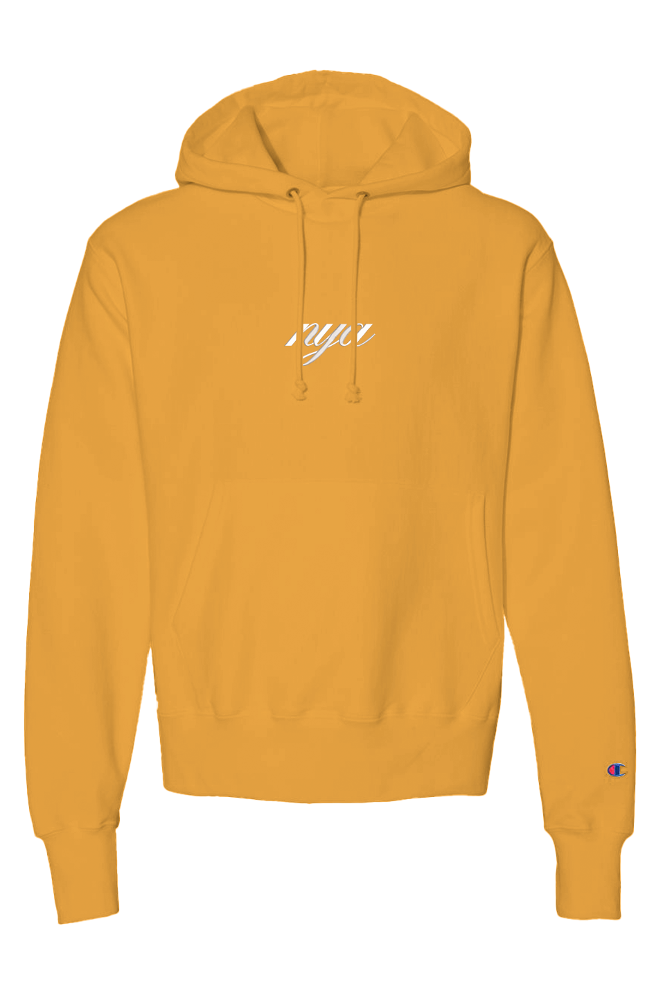 EMB. WHT.  NYA x CHAMPION ELEGANCE HOODIE