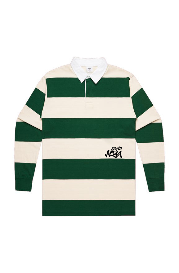 Natural/Forest Rugby Stripe Jersey