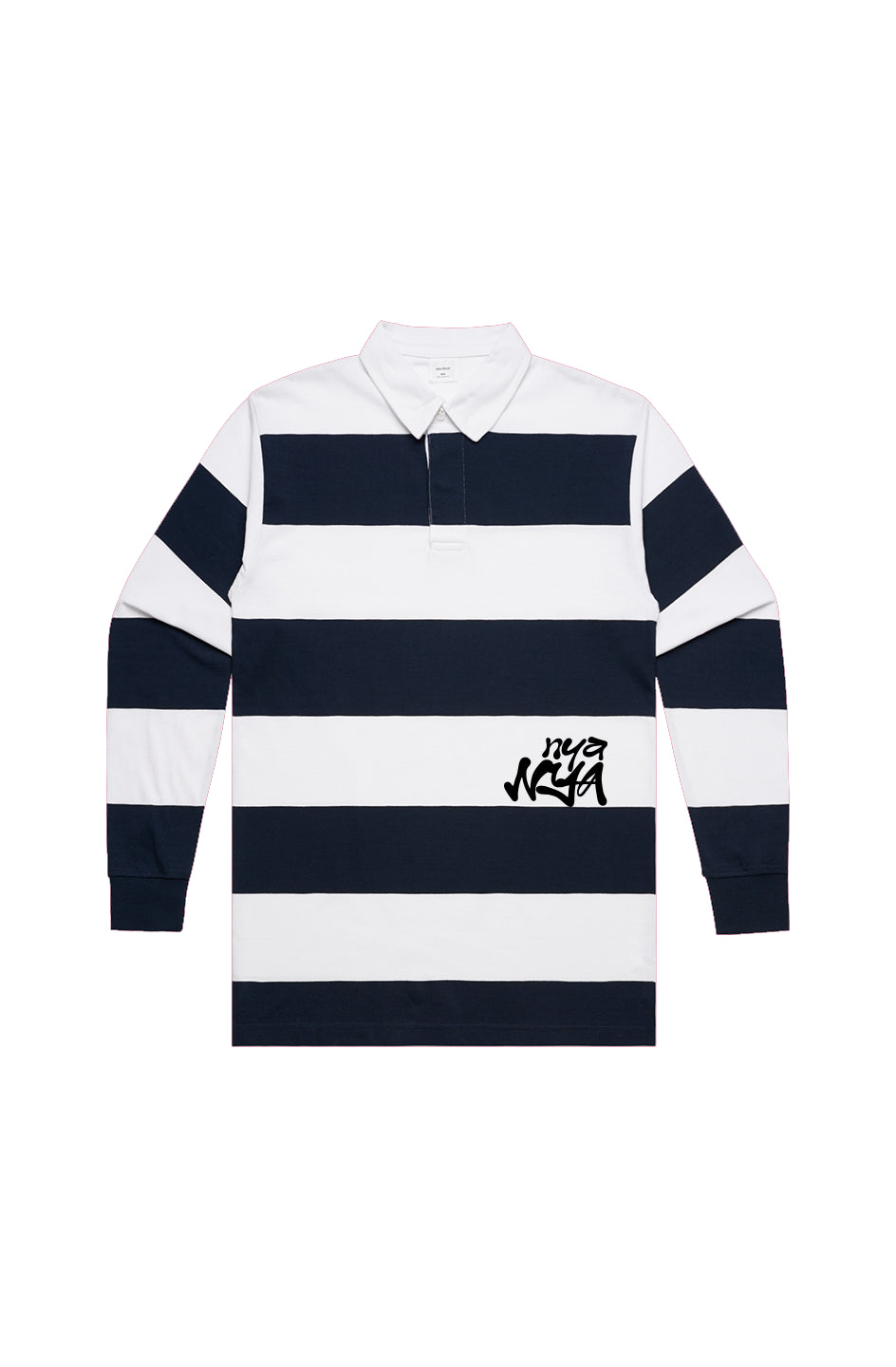 White/Navy Rugby Stripe Jersey