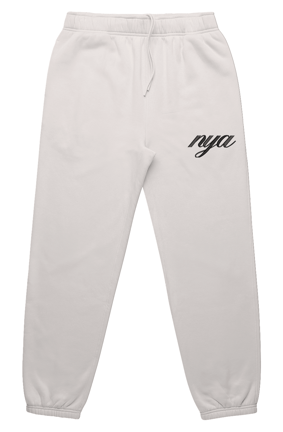EMB. BLK.  ELEGANCE BAGGY SWEATS