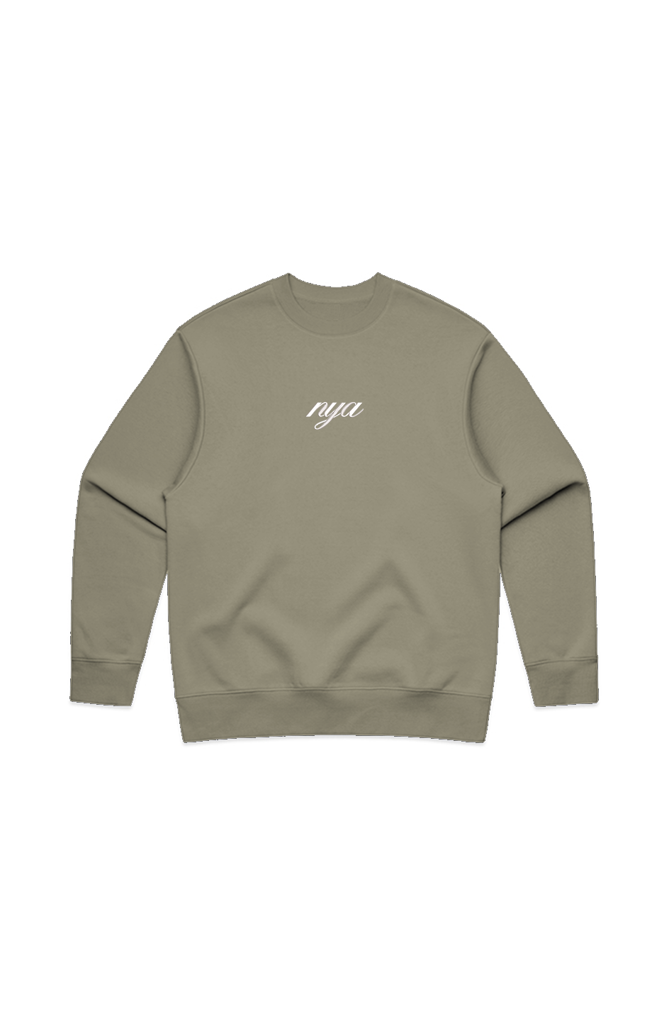 EMB. WHT.  ELEGANCE HEAVY SWEATSHIRT