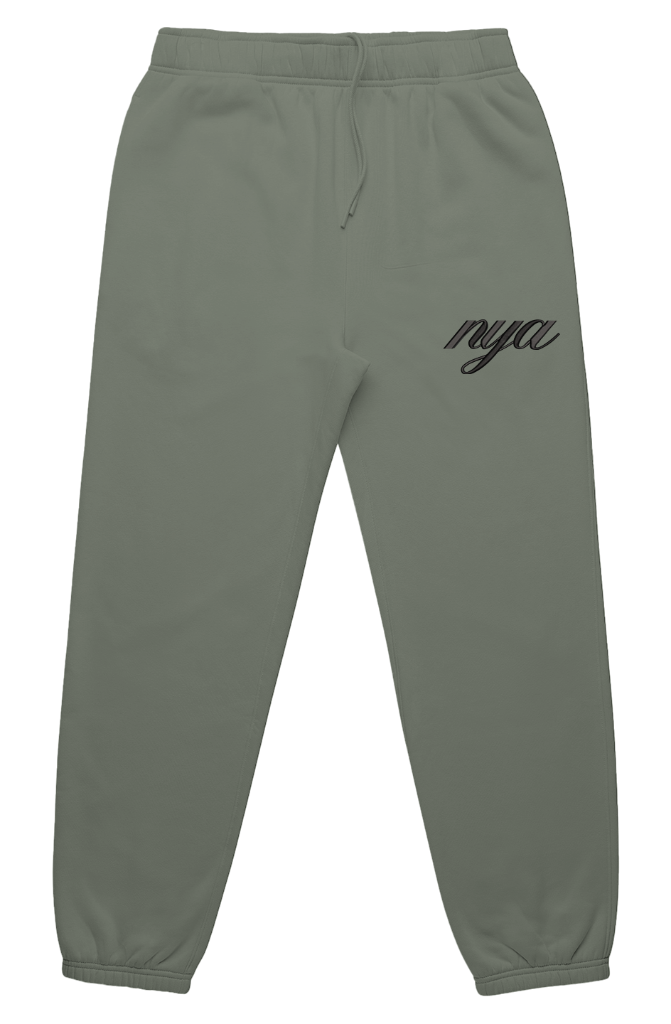 EMB. BLK.  ELEGANCE BAGGY SWEATS