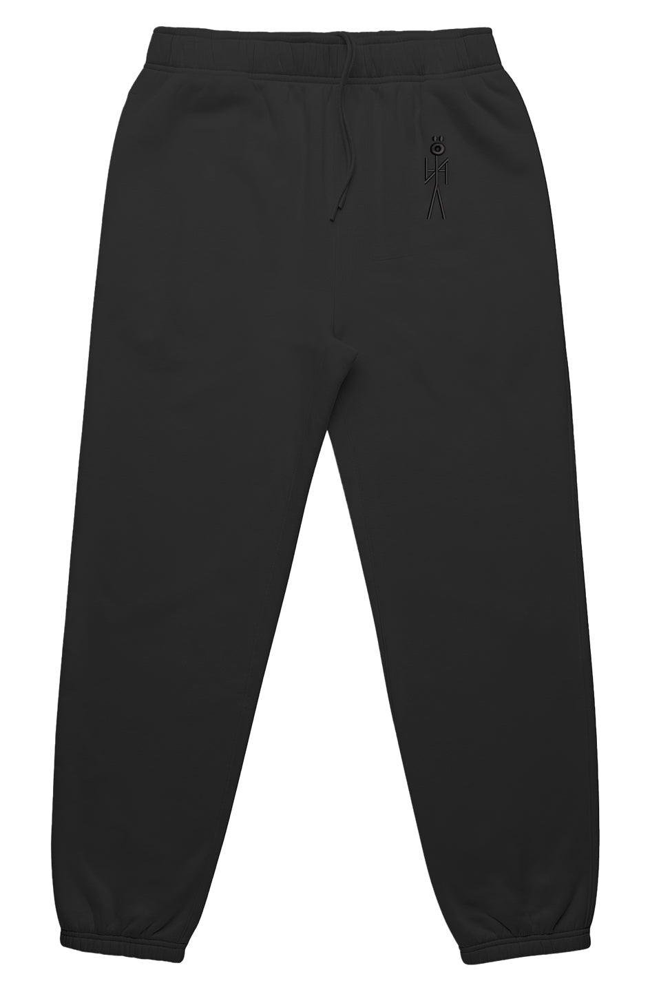 EMB. BLK.  NYAman BAGGY SWEATS