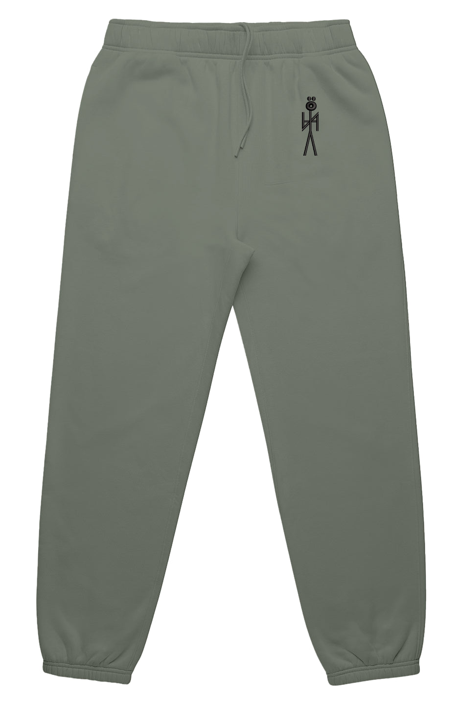 EMB. BLK.  NYAman BAGGY SWEATS