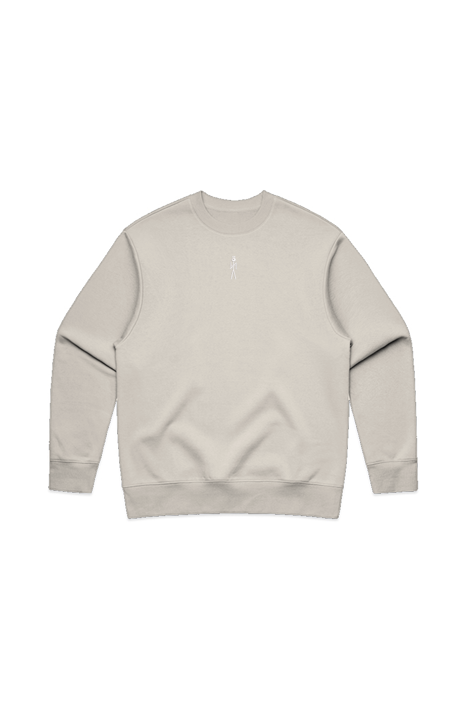 EMB. WHT. HEAVY  NYAman SWEATSHIRT