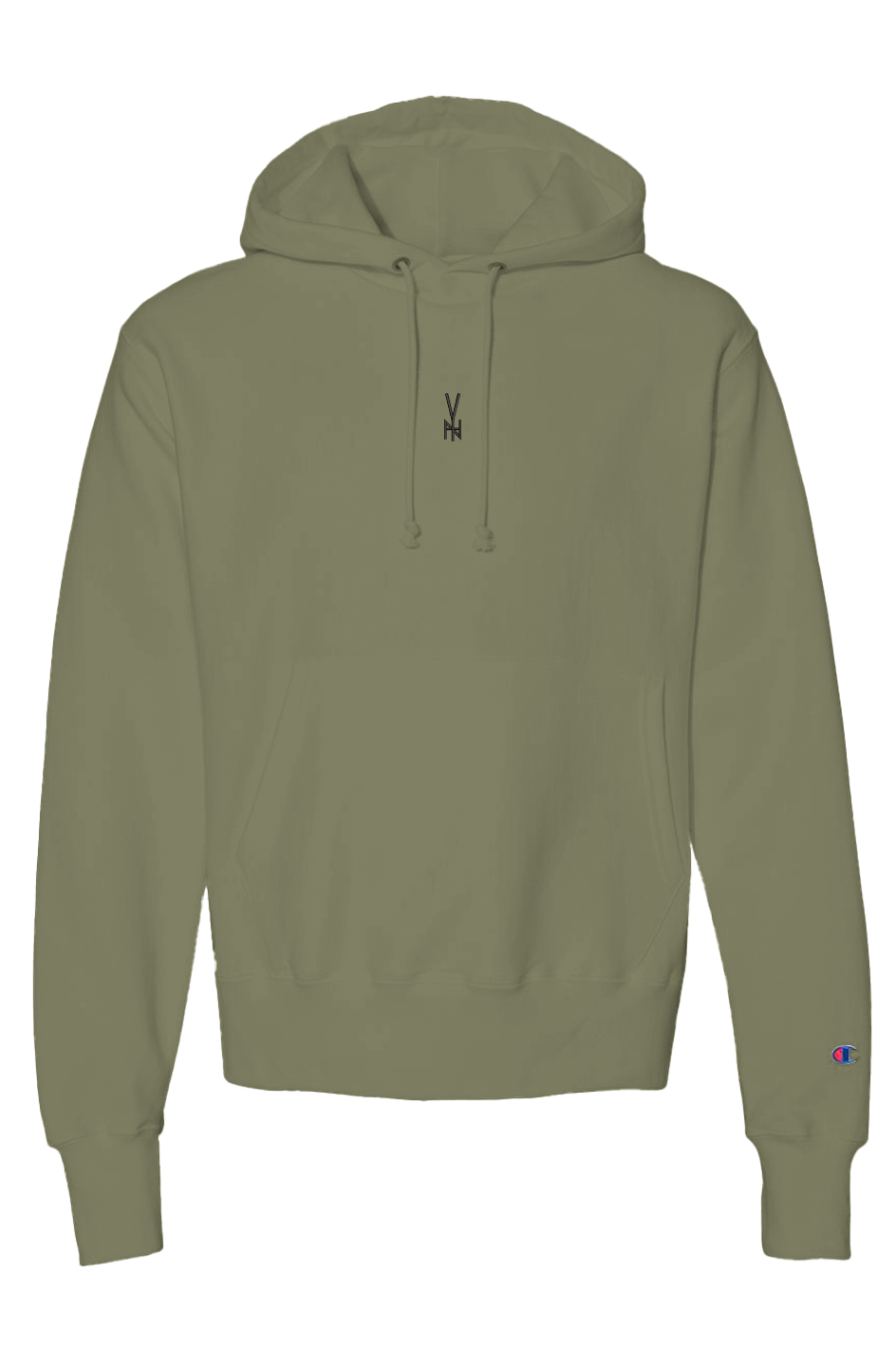 EMB. BLK.  NYA x CHAMPION LOGO HOODIE