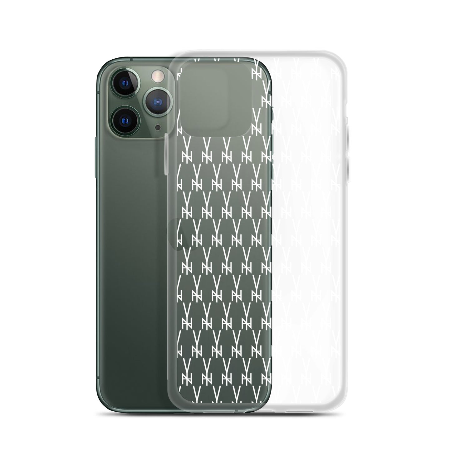 WHT. CLEAR  MONOGRAM LOGO