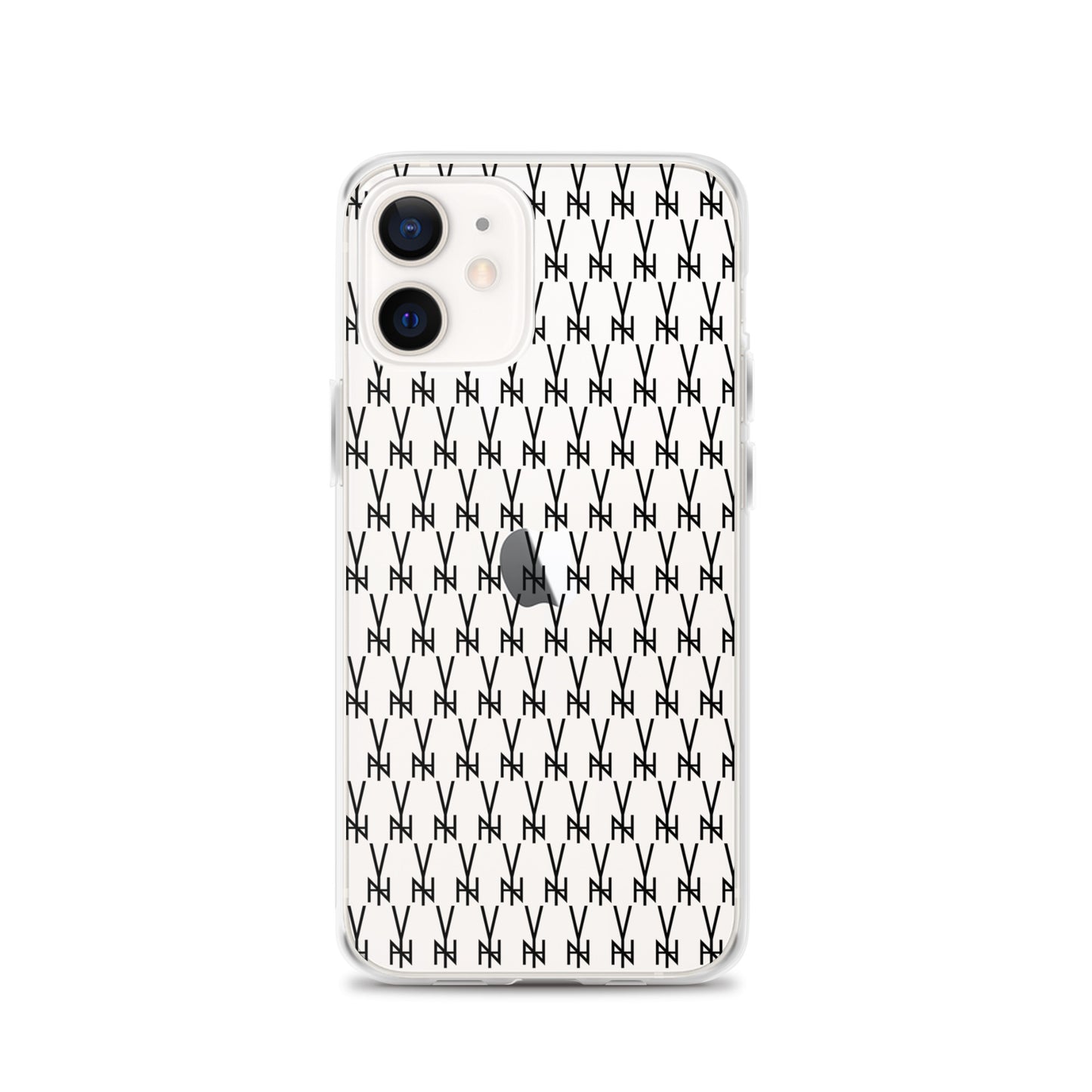 BLK. CLEAR  MONOGRAM IPHONE CASE