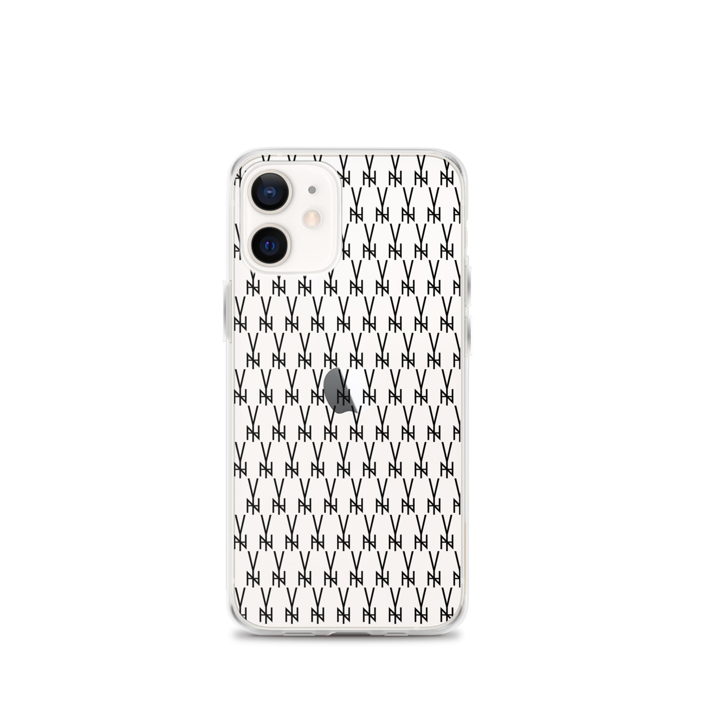 BLK. CLEAR  MONOGRAM IPHONE CASE