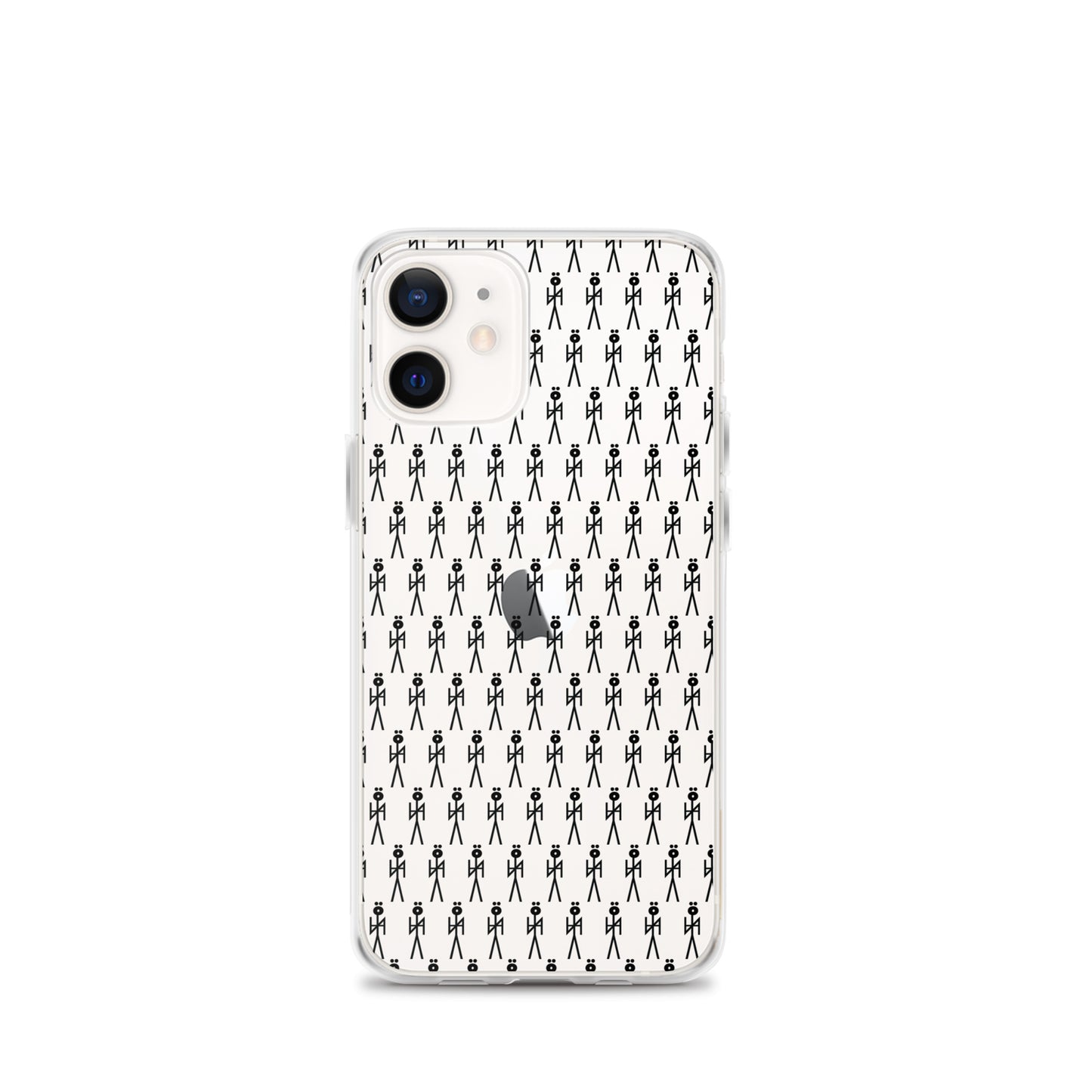 BLK. CLEAR MONOGRAM  NYAman IPHONE CASE