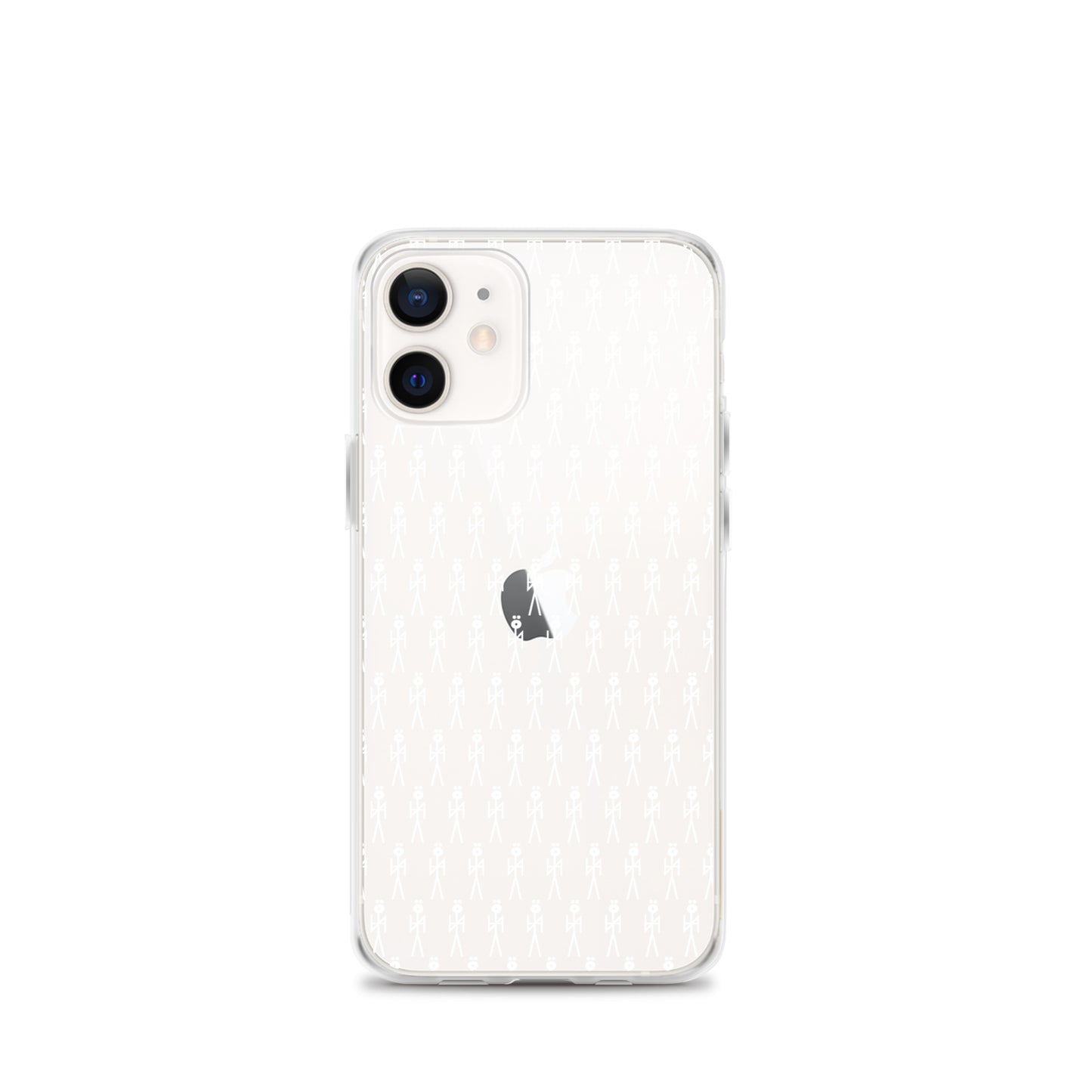 WHT. CLEAR MONOGRAM  NYAman IPHONE CASE