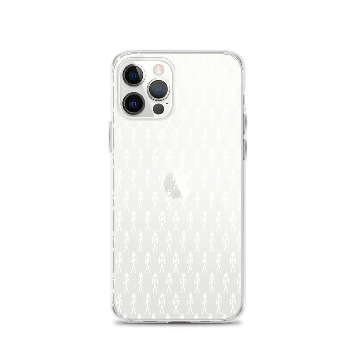 WHT. CLEAR MONOGRAM  NYAman IPHONE CASE