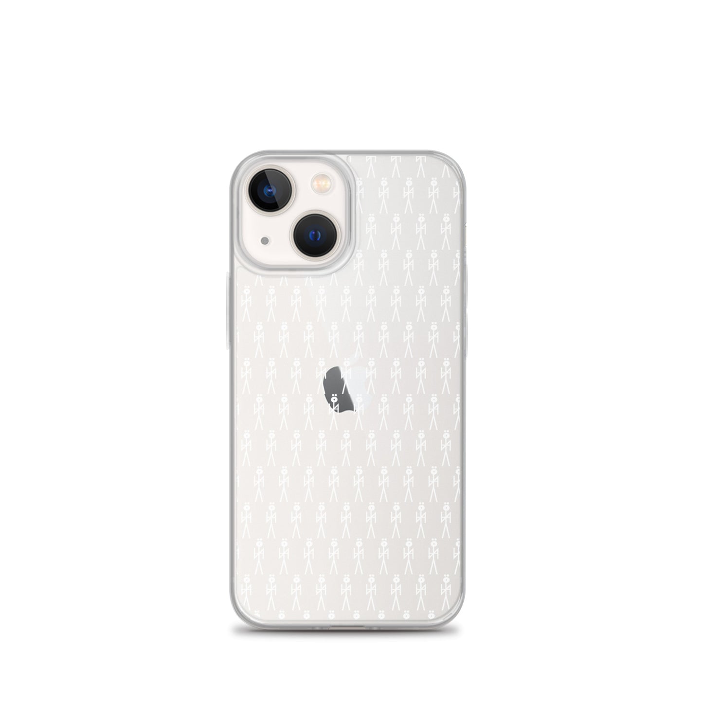 WHT. CLEAR MONOGRAM  NYAman IPHONE CASE