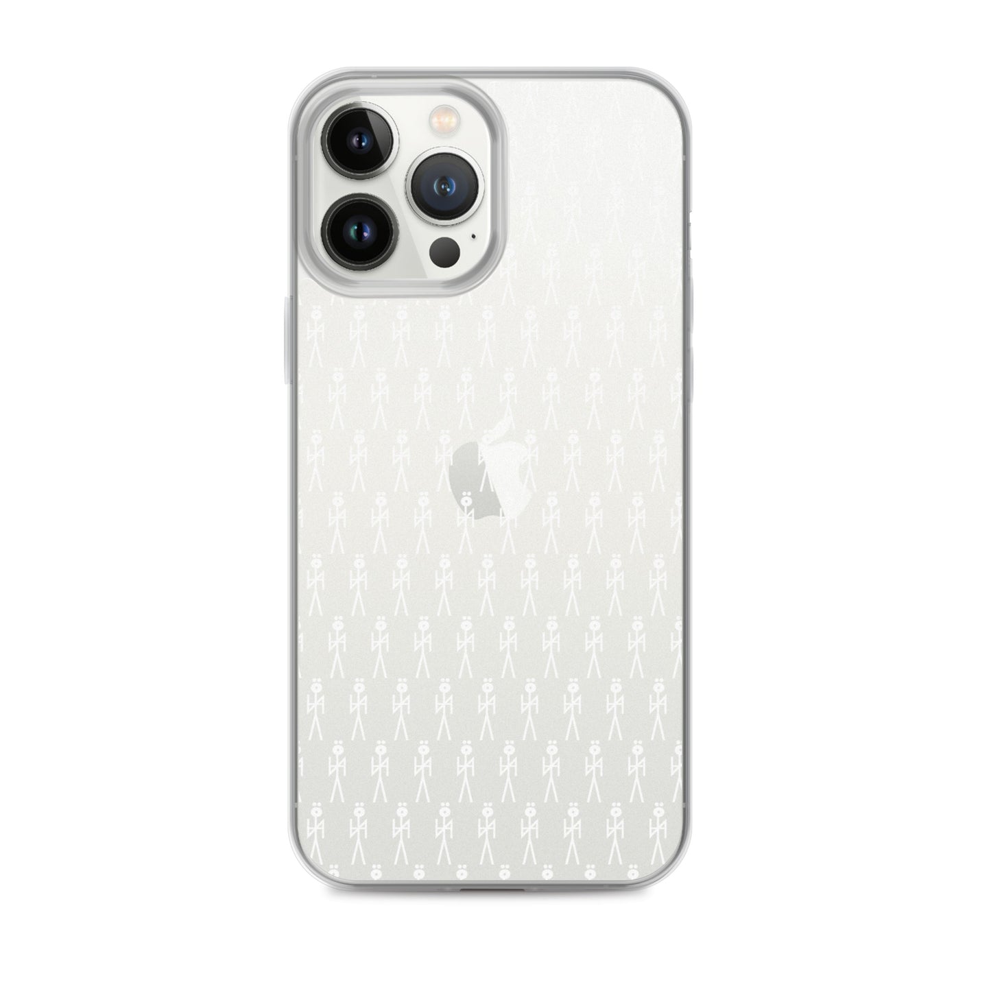 WHT. CLEAR MONOGRAM  NYAman IPHONE CASE