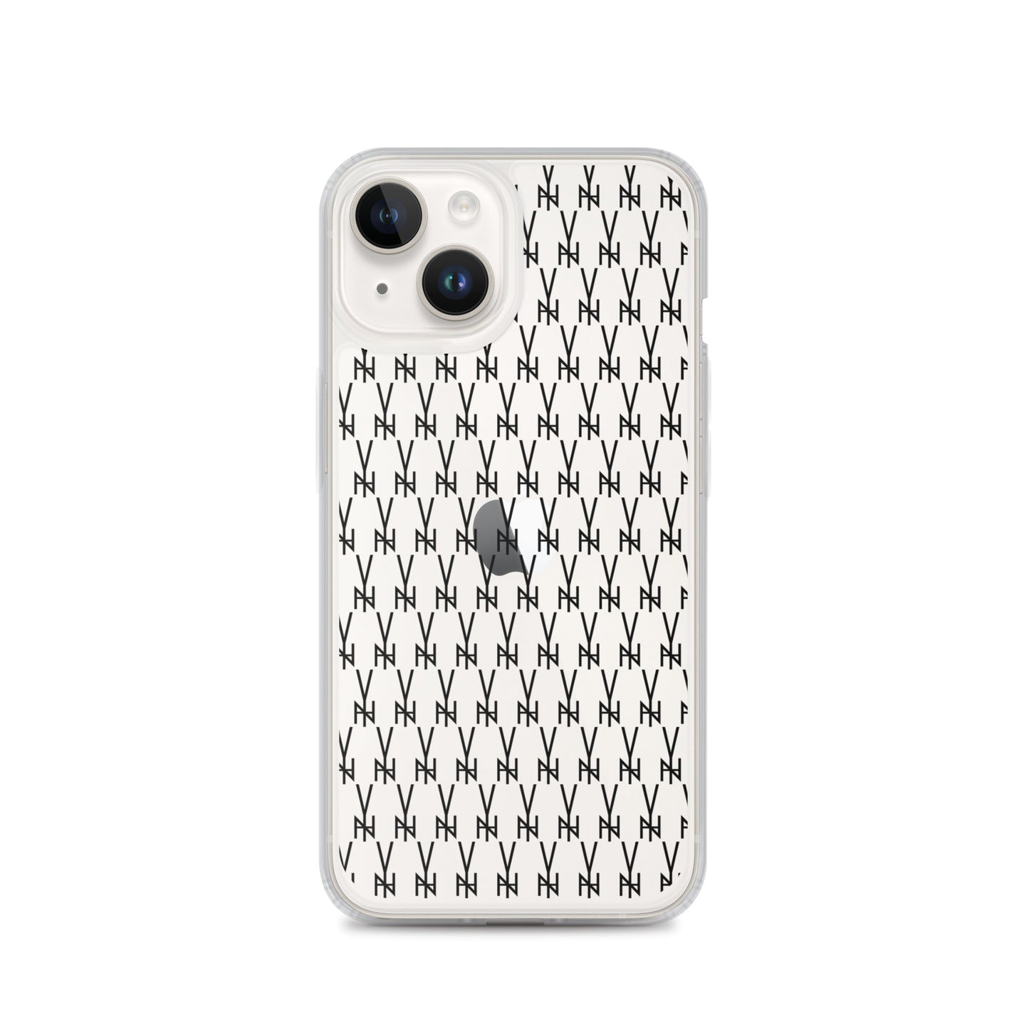 BLK. CLEAR  MONOGRAM IPHONE CASE