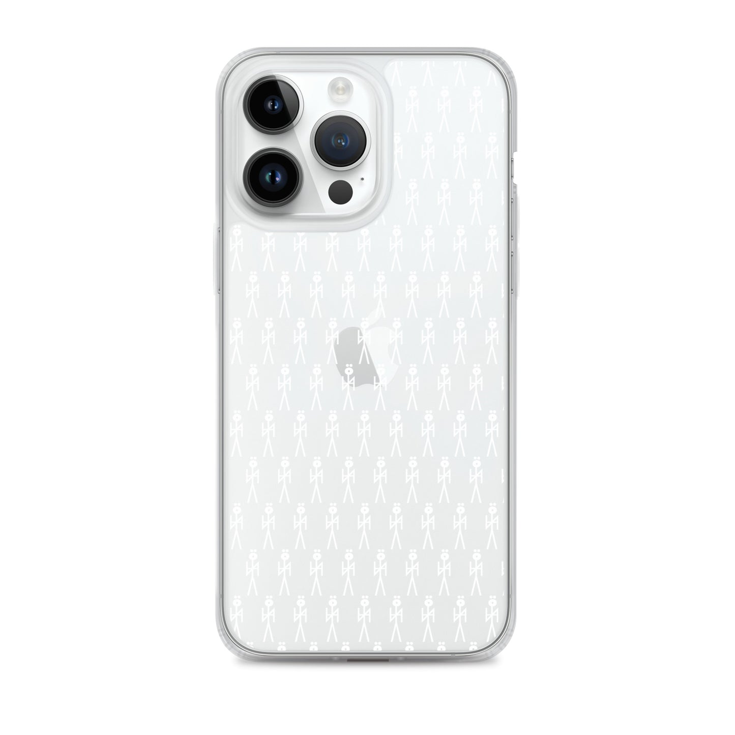 WHT. CLEAR MONOGRAM  NYAman IPHONE CASE