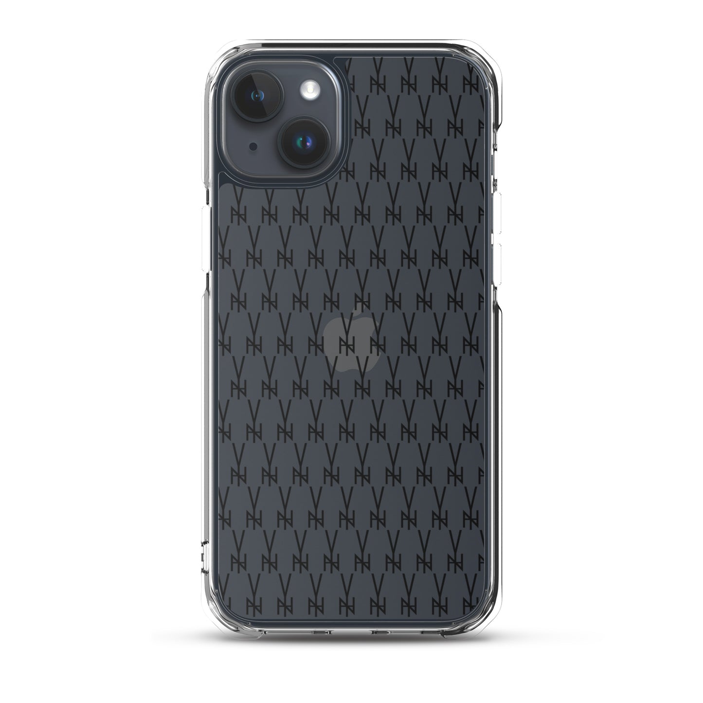 BLK. CLEAR  MONOGRAM IPHONE CASE