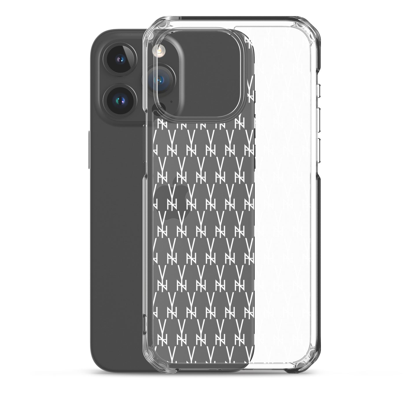 WHT. CLEAR  MONOGRAM LOGO