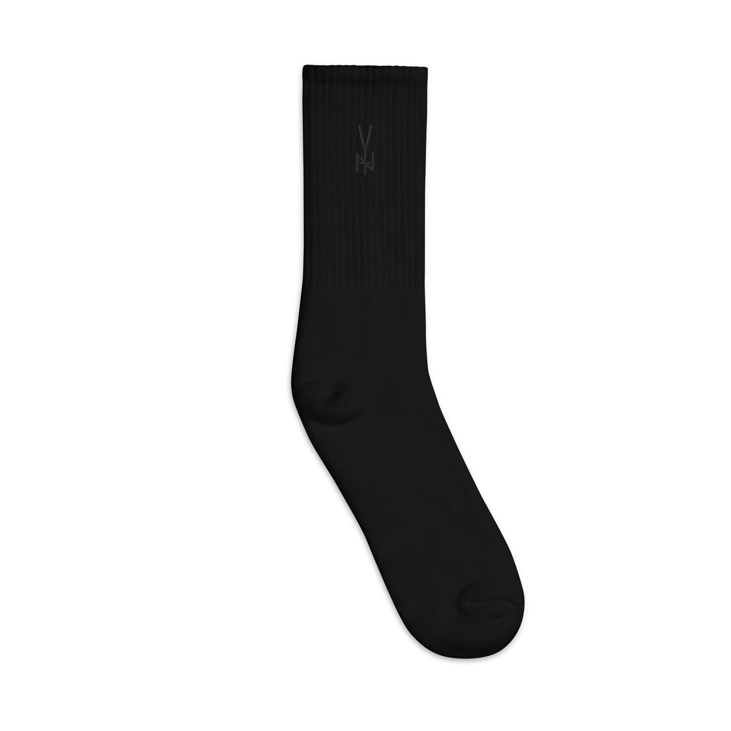 EMB. BLK.  LOGO SOCKS