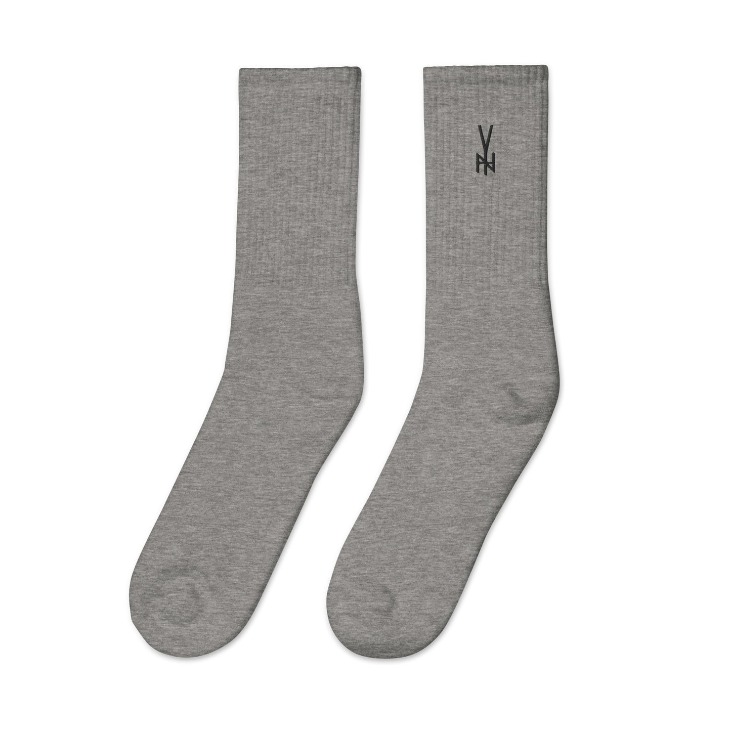 EMB. BLK.  LOGO SOCKS
