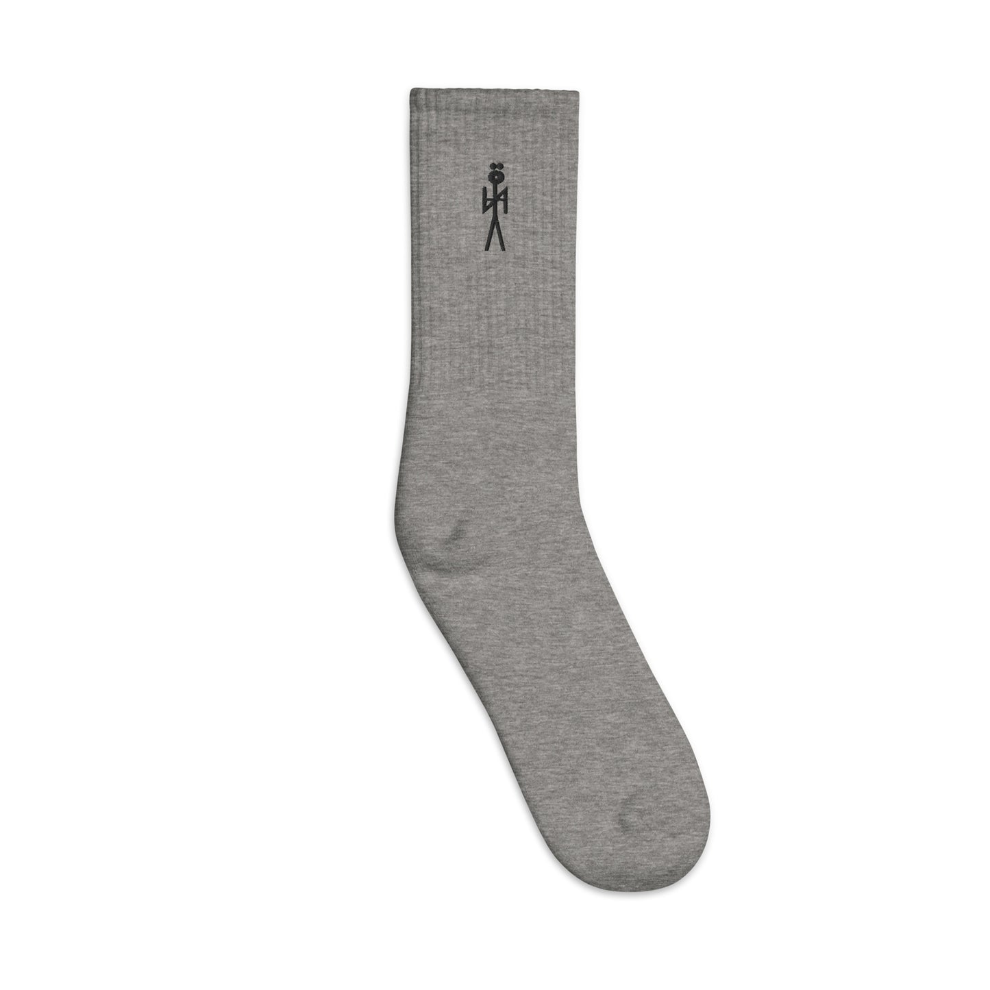EMB. BLK.  NYAman SOCKS