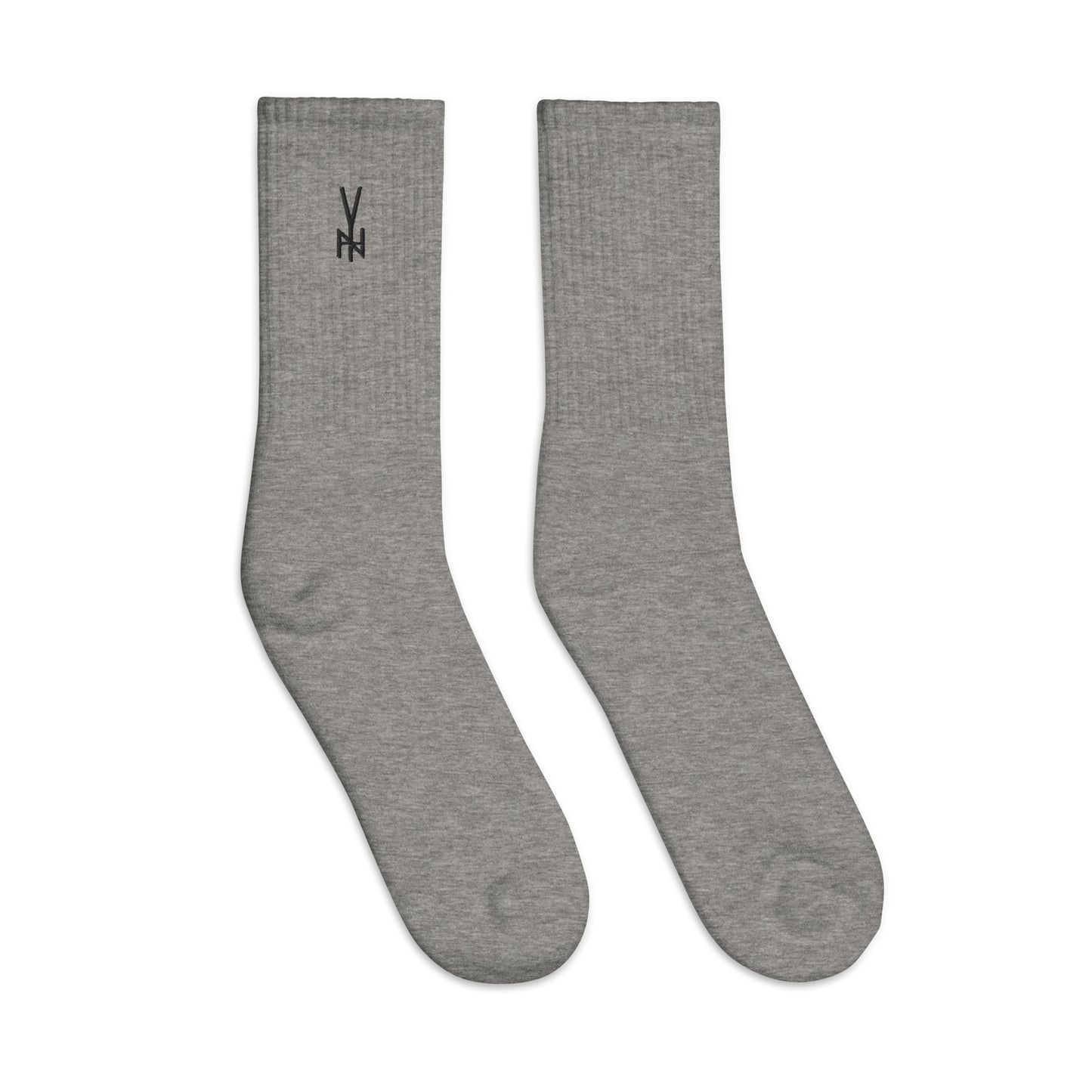 EMB. BLK.  LOGO SOCKS