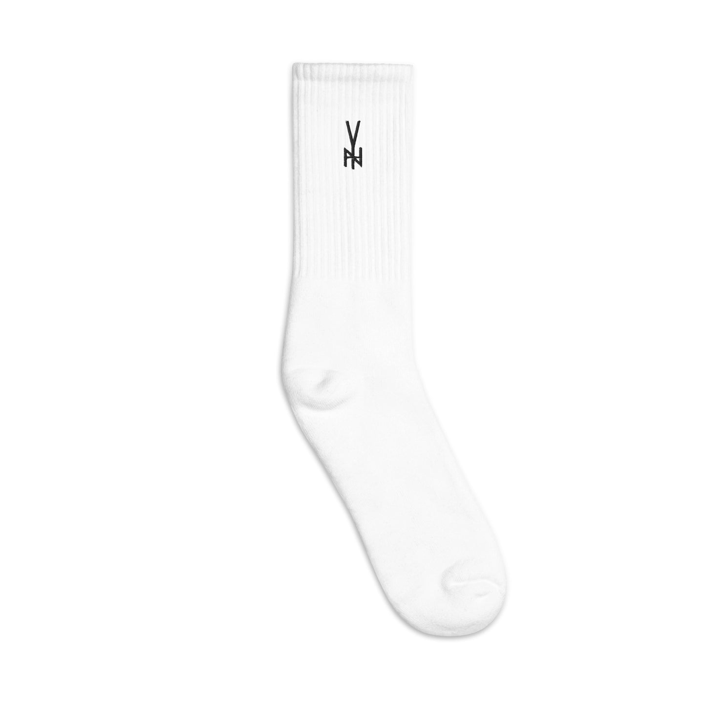 EMB. BLK.  LOGO SOCKS