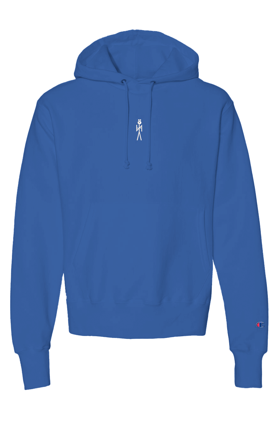 EMB. WHT.  NYAman NYA x CHAMPION HOODIE