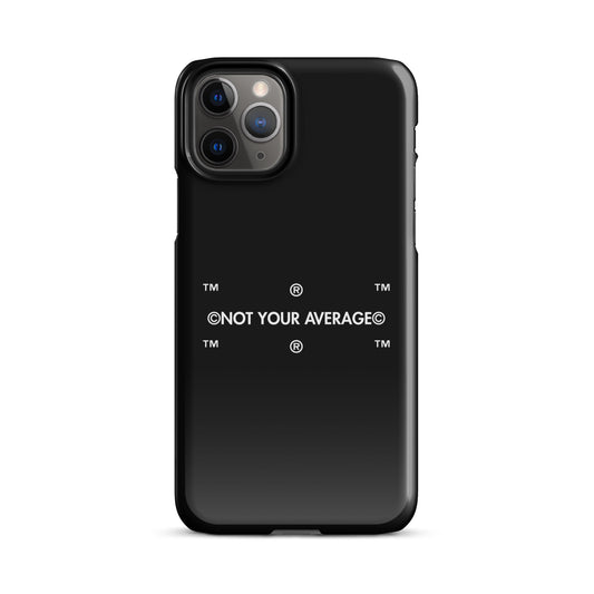 BLK.  TRADEMARK IPHONE SNAP CASE