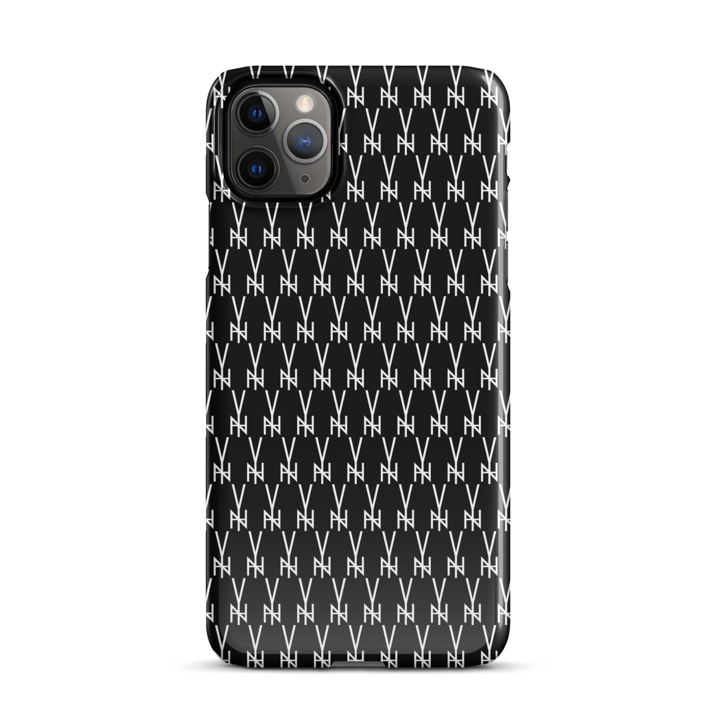 BLK.  MONOGRAM IPHONE SNAP CASE