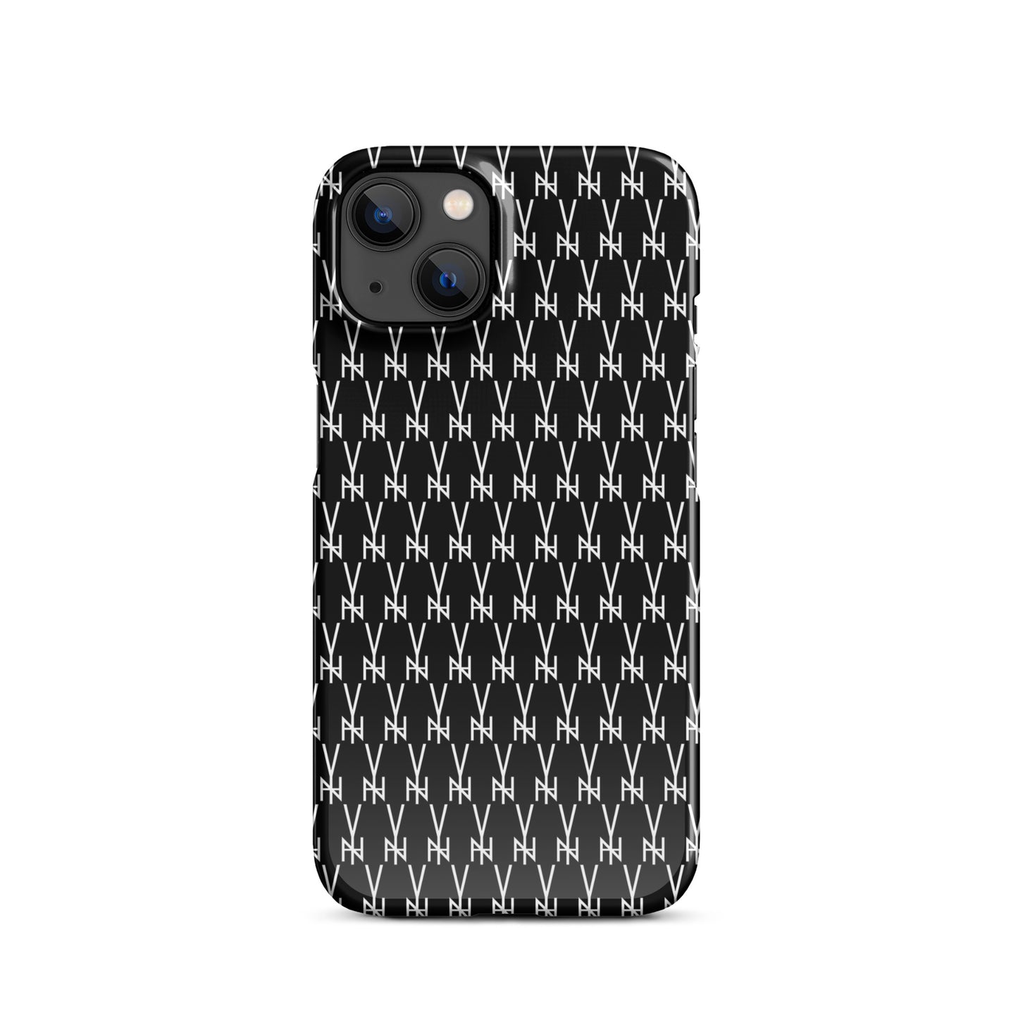 BLK.  MONOGRAM IPHONE SNAP CASE