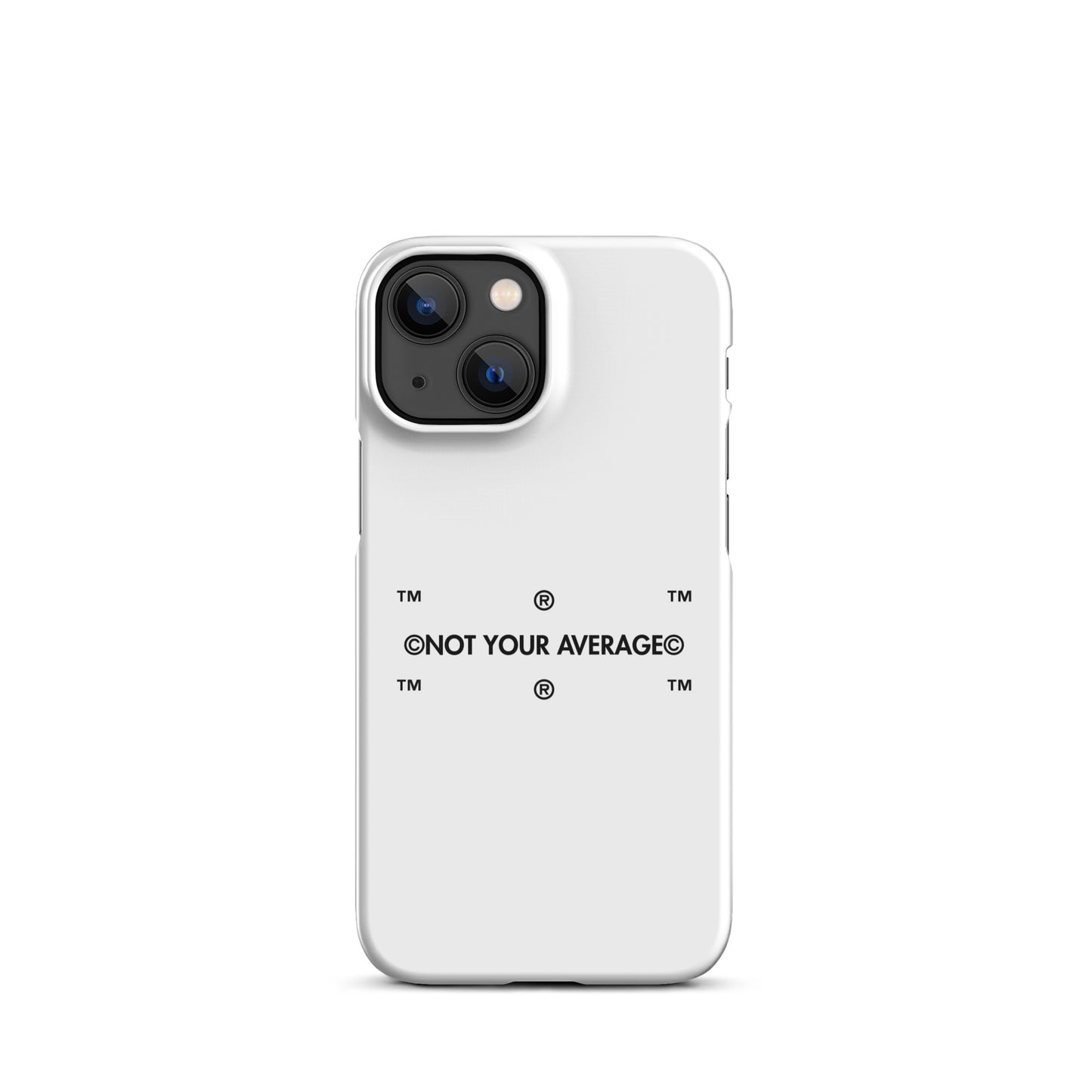 WHT.  TRADEMARK IPHONE SNAP CASE