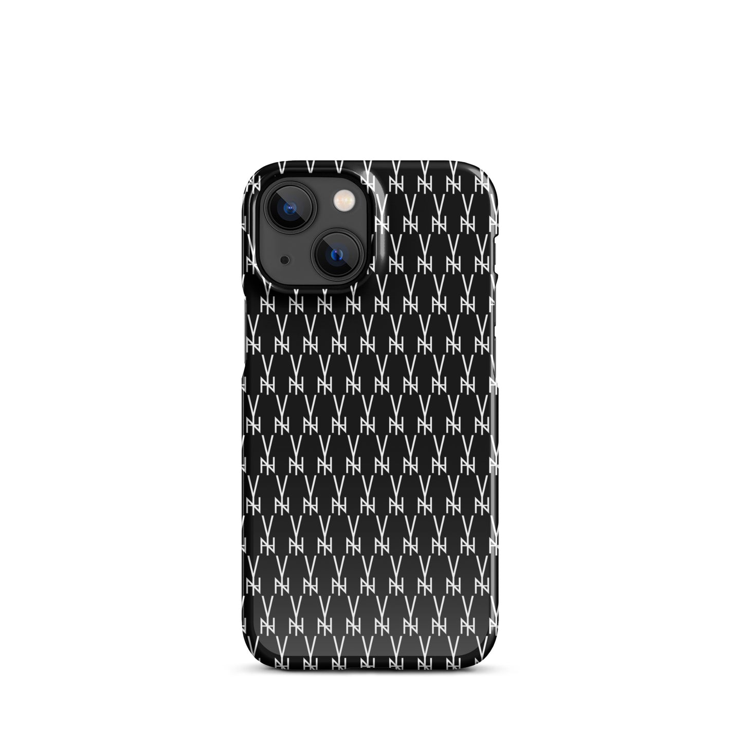 BLK.  MONOGRAM IPHONE SNAP CASE
