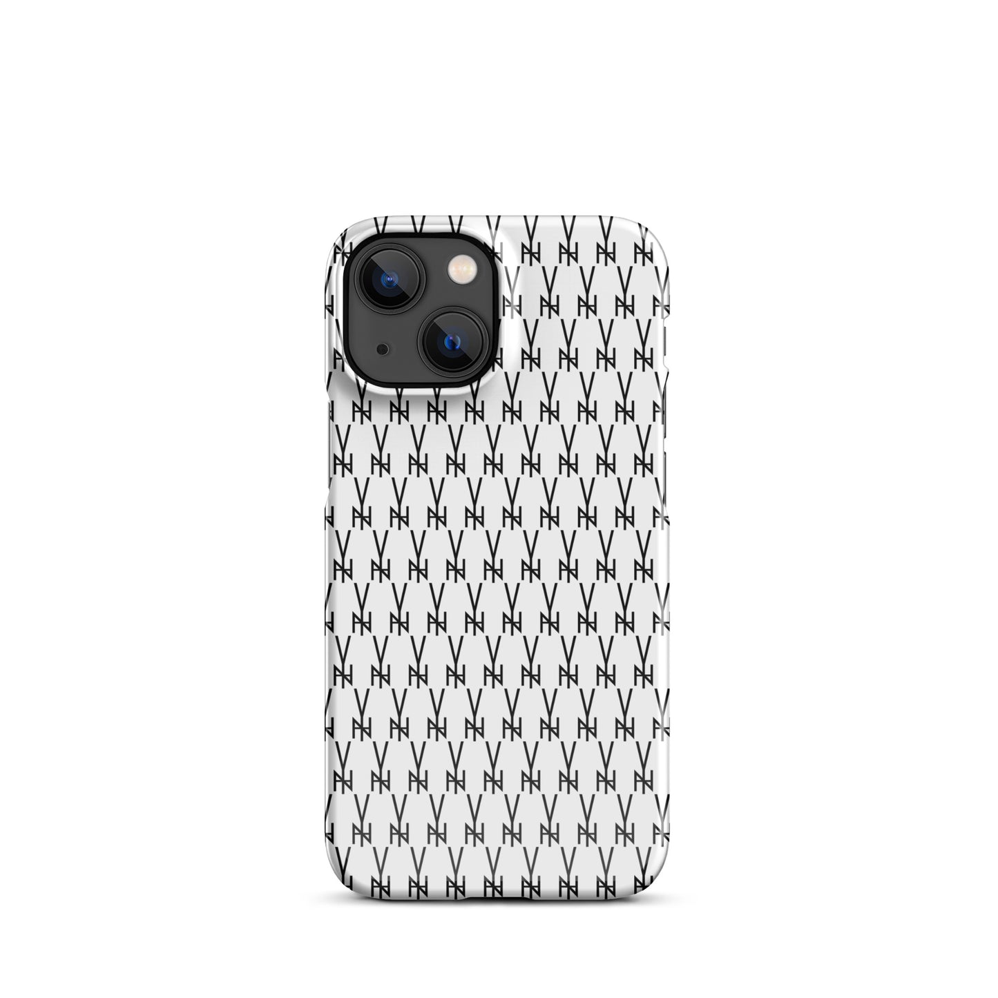 WHT.  MONOGRAM IPHONE SNAP CASE