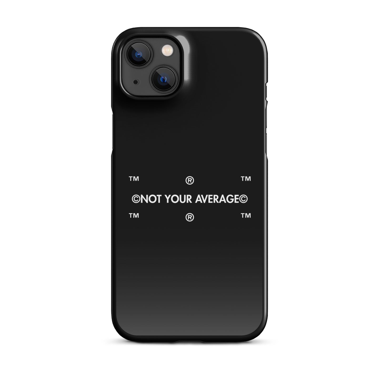 BLK.  TRADEMARK IPHONE SNAP CASE