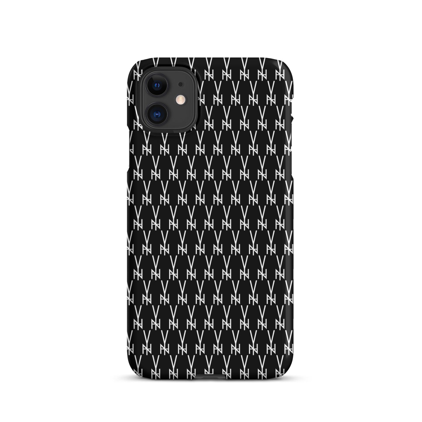 BLK.  MONOGRAM IPHONE SNAP CASE