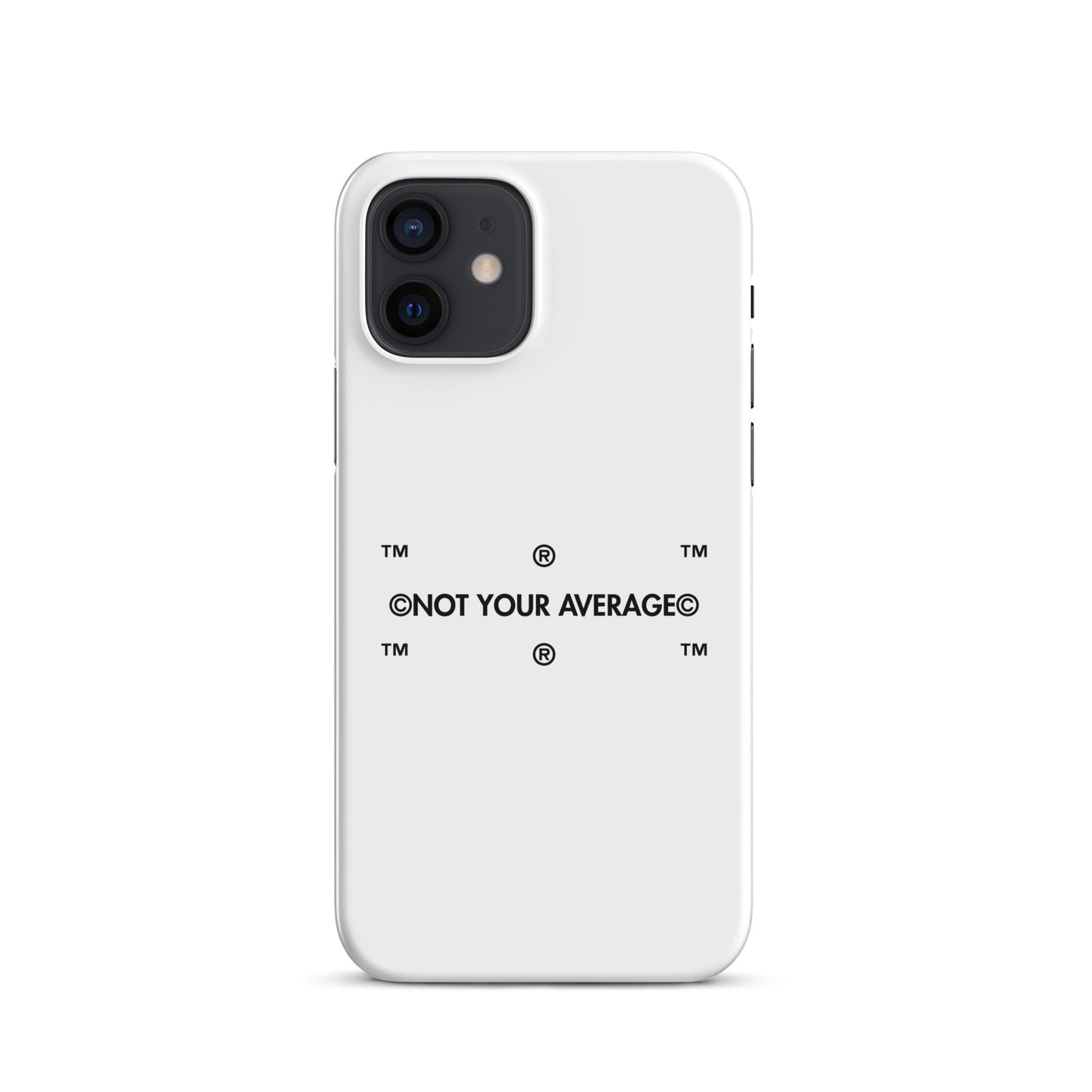 WHT.  TRADEMARK IPHONE SNAP CASE