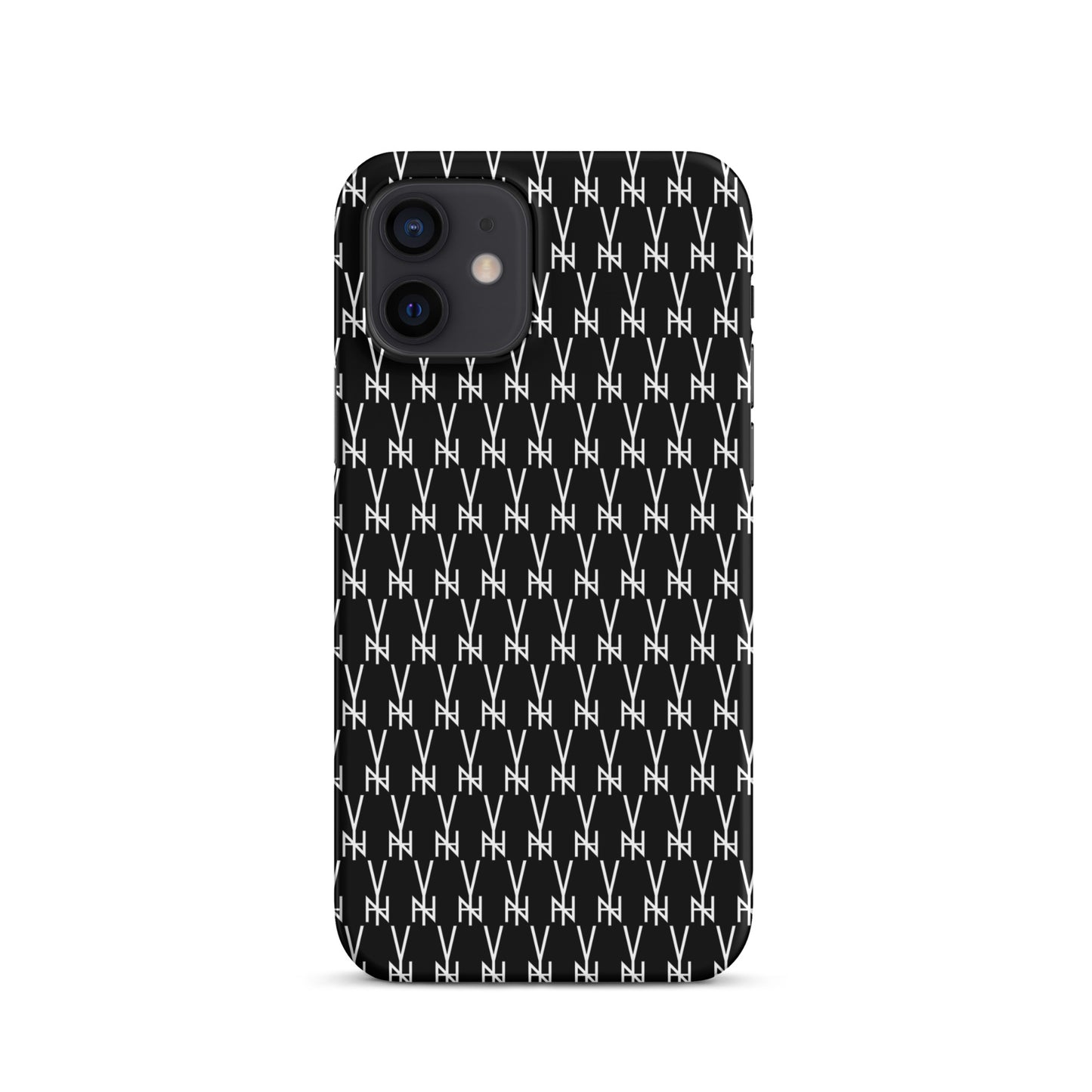 BLK.  MONOGRAM IPHONE SNAP CASE