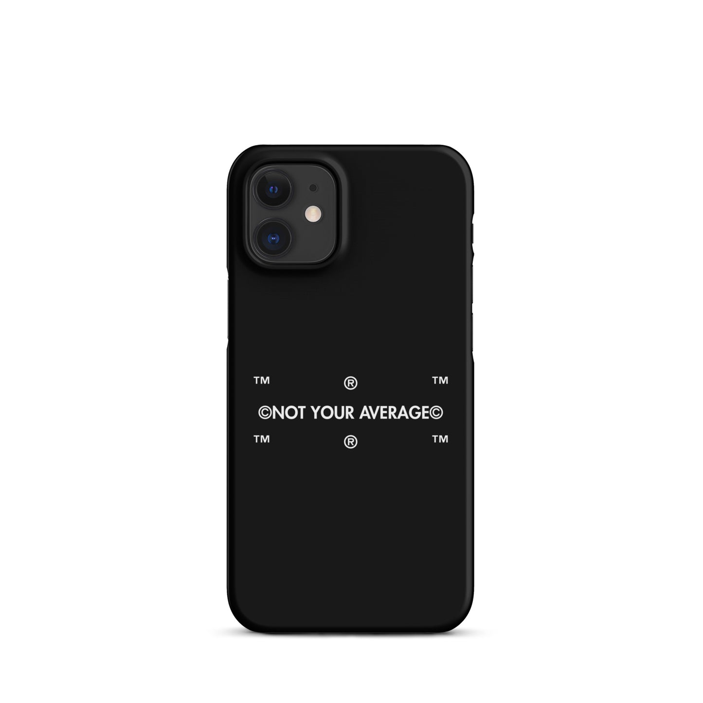 BLK.  TRADEMARK IPHONE SNAP CASE
