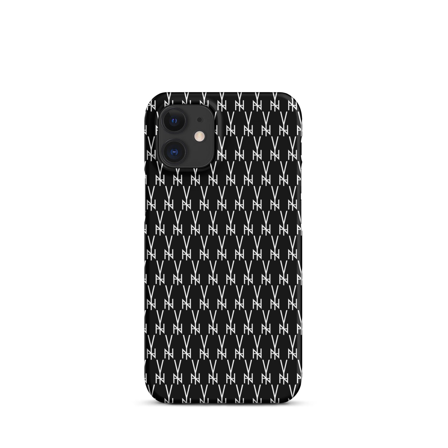 BLK.  MONOGRAM IPHONE SNAP CASE