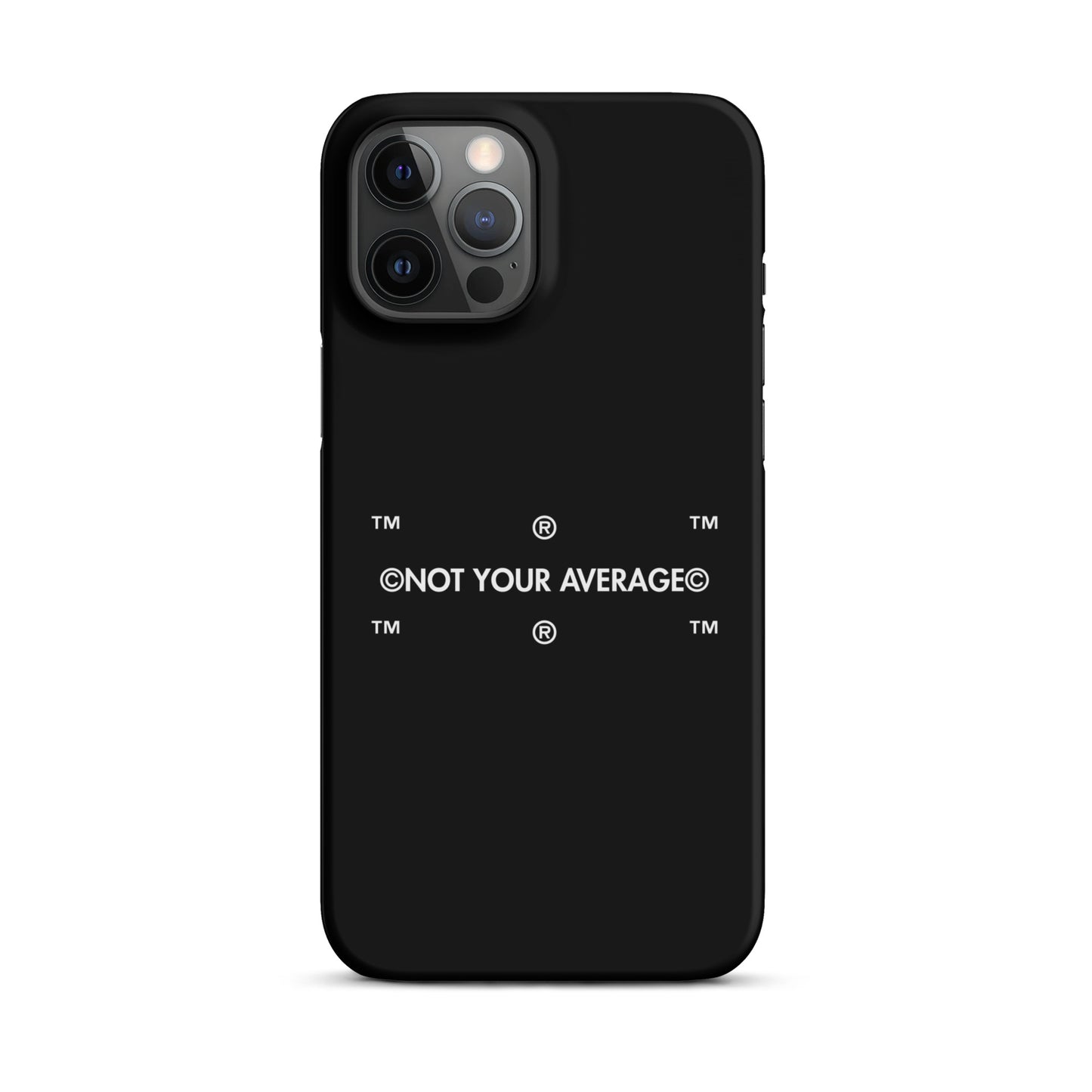 BLK.  TRADEMARK IPHONE SNAP CASE