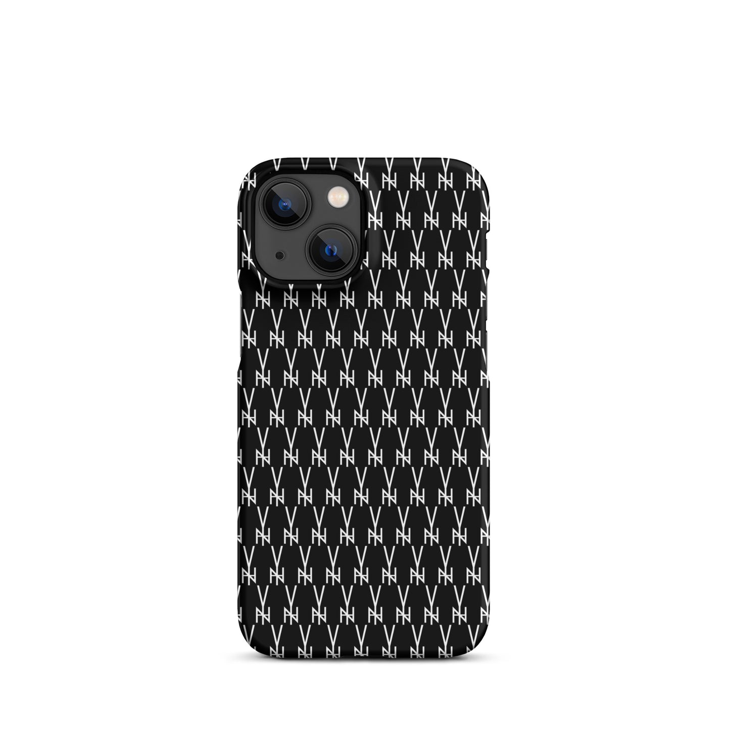 BLK.  MONOGRAM IPHONE SNAP CASE
